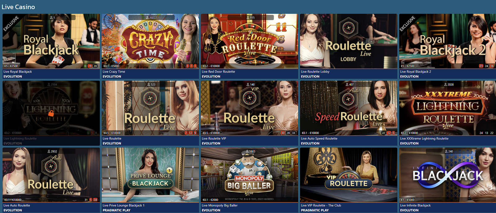 bof casino live casino